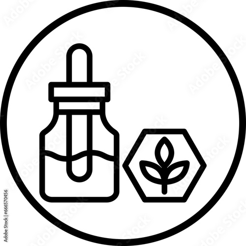 Vector Design Cbd Oil Icon Style