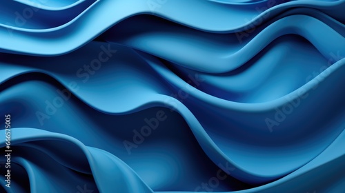 Abstract blue minimal wave patterns background.