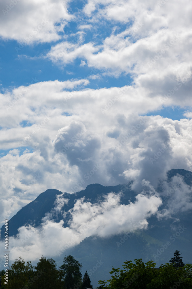 Clouds in the Austrian Alps