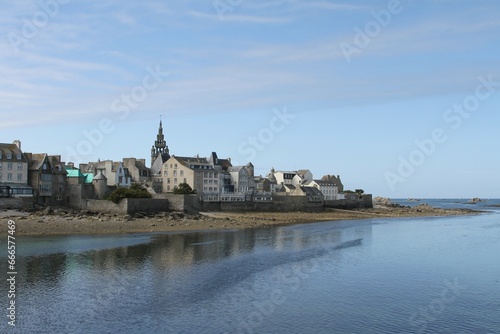 Le village de Roscoff en Bretagne