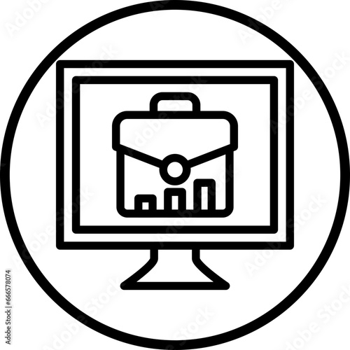 Online Business Icon Style