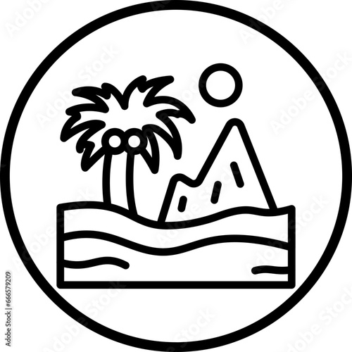 Desert Oasis Icon Style