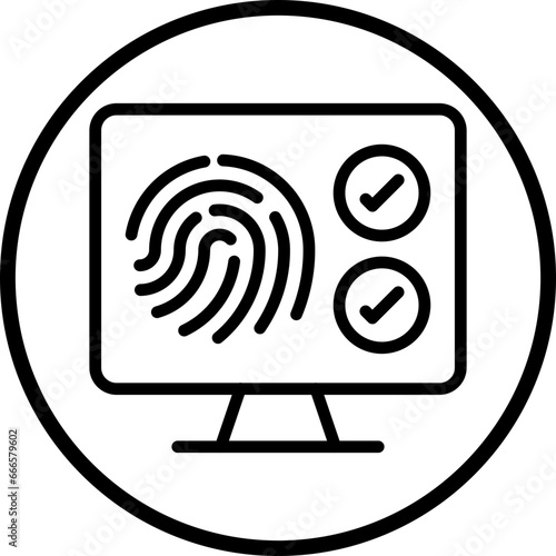 Biometrics Icon Style