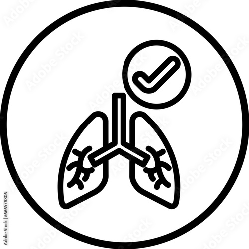 Respiratory Care Icon Style