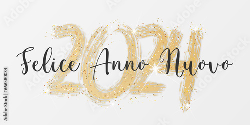 felice anno nuovo - buon anno 2024	