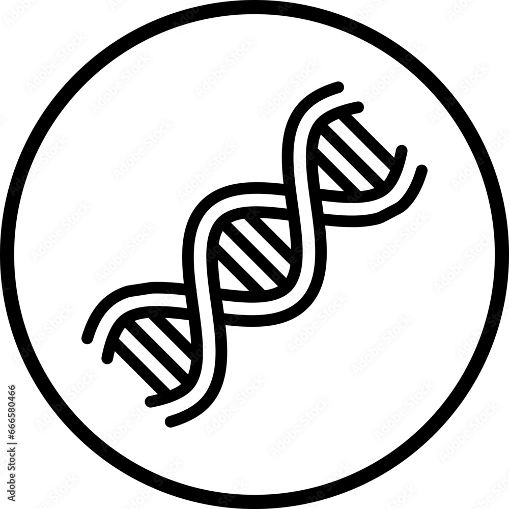 DNA Icon Style DNA Icon Style