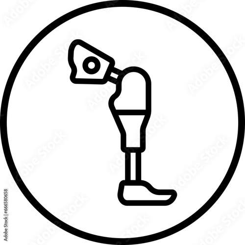 Smart Prosthesis Icon Style