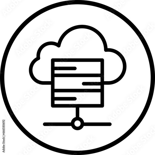 Cloud Storage Icon Style