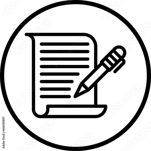 Copywriter Icon Style