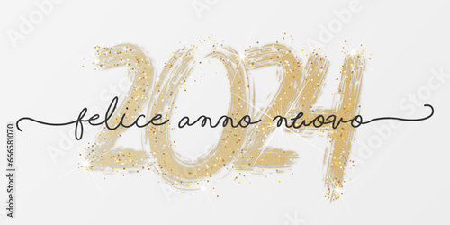 felice anno nuovo - buon anno 2024	