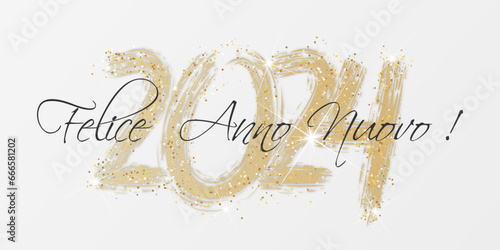 felice anno nuovo - buon anno 2024	