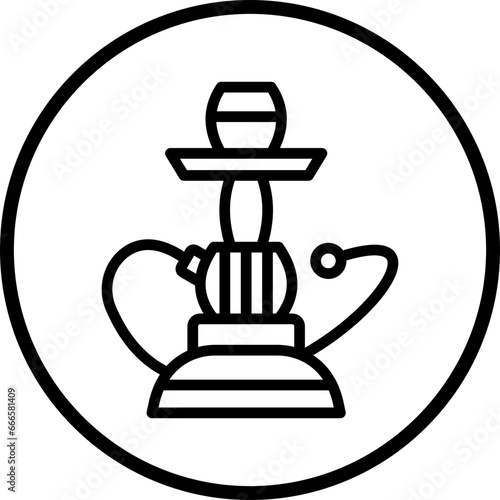 Hookah Icon Style