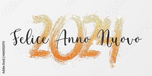 felice anno nuovo - buon anno 2024	