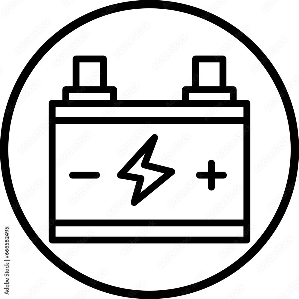 Auto Battery Icon Style Auto Battery Icon Style