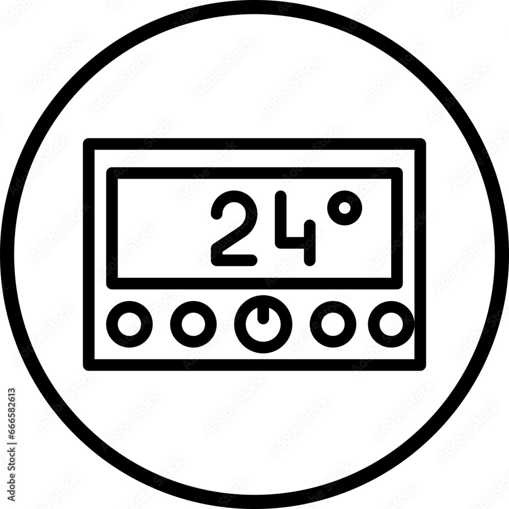 Thermostat Icon Style Thermostat Icon Style
