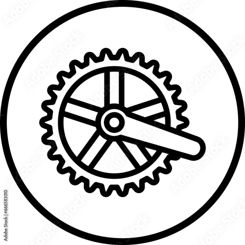 Crankset Icon Style
