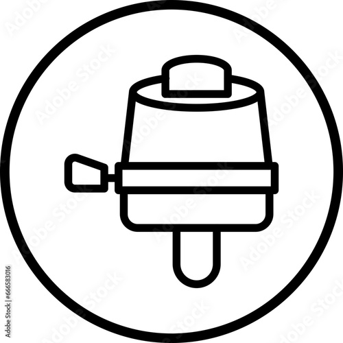 Cycle Bell Icon Style