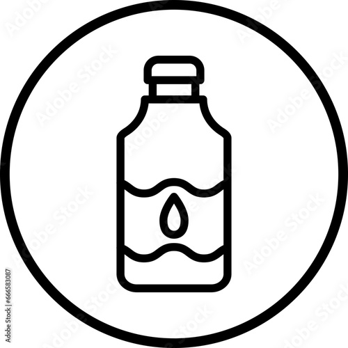 Water Bottle Icon Style