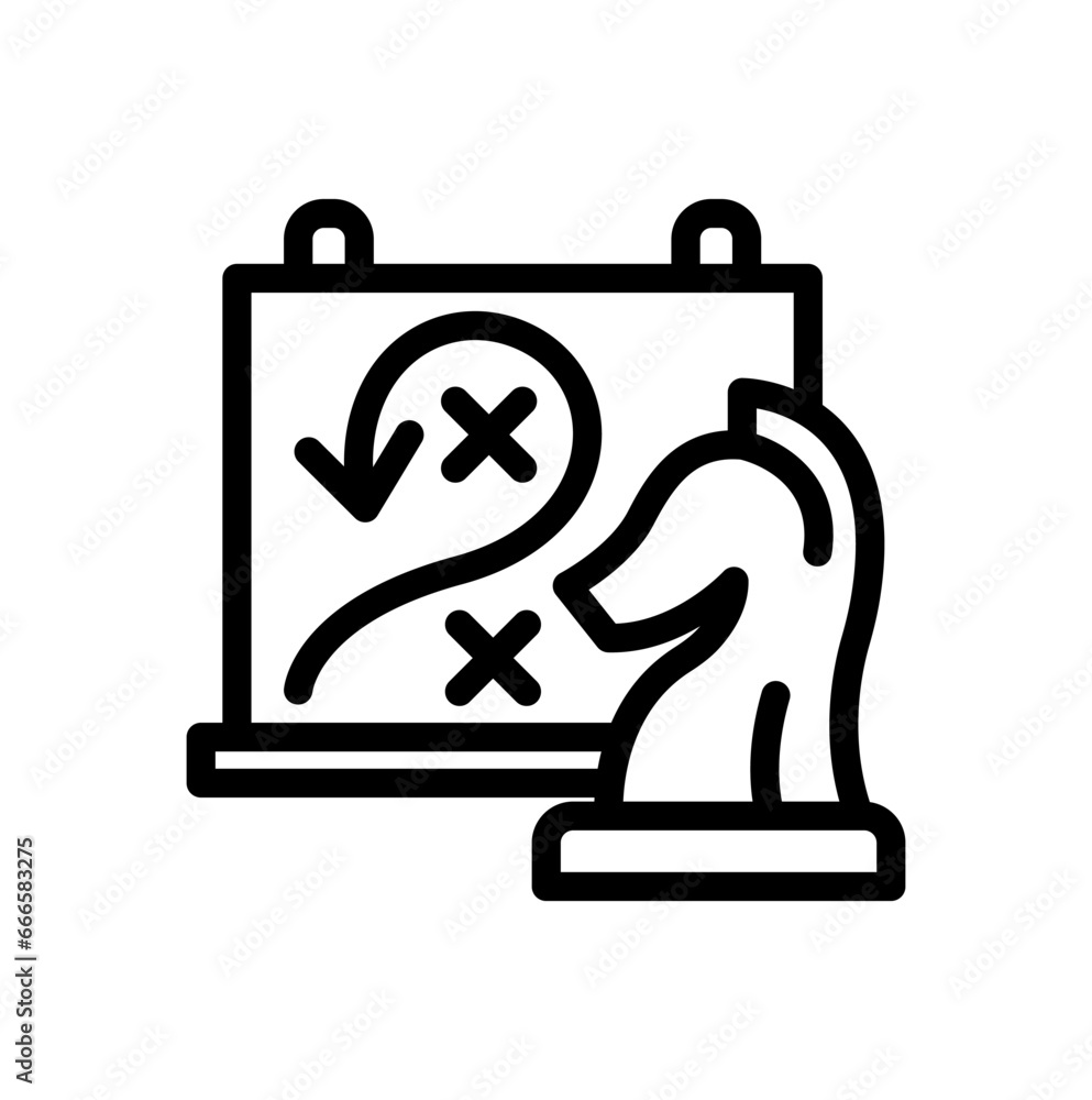 strategy icon or logo design isolated sign symbol vector illustration - High quality black outline style vector icon collection. strategy icon or logo design isolated sign symbol vector illustration - High quality black outline style vector icon collection.