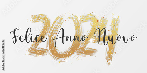 felice anno nuovo - buon anno 2024	