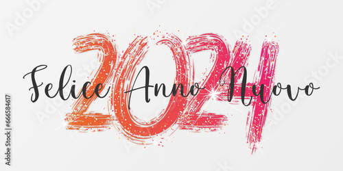 felice anno nuovo - buon anno 2024	