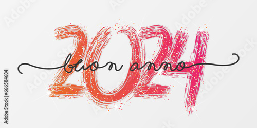 felice anno nuovo - buon anno 2024	