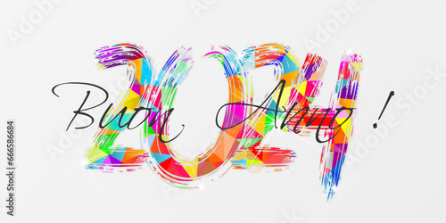 felice anno nuovo - buon anno 2024	