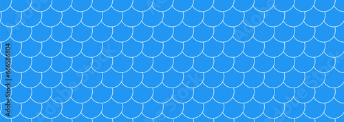 Obraz na płótnie fish scale seamless pattern. skin texture background of fish, reptile, snake. w salonie