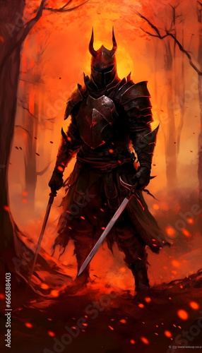 Dark Warrior Fire