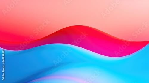 Colorful Waves A Mesmerizing Abstract Artwork with Vibrant Colors and Curved Lines