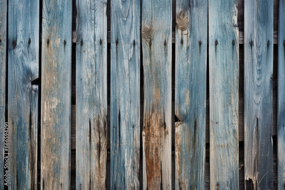weathered wooden fence. textured. Generative AI