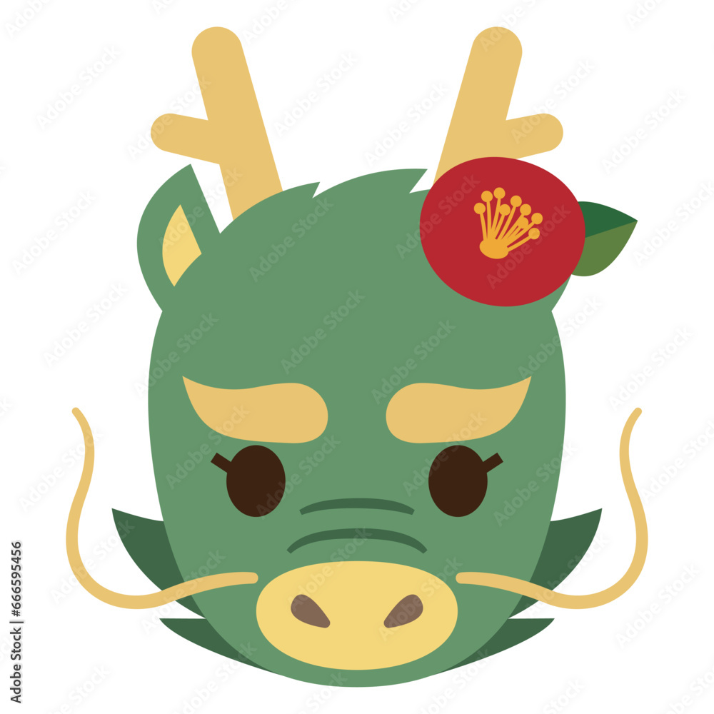 シンプルな龍のイラスト