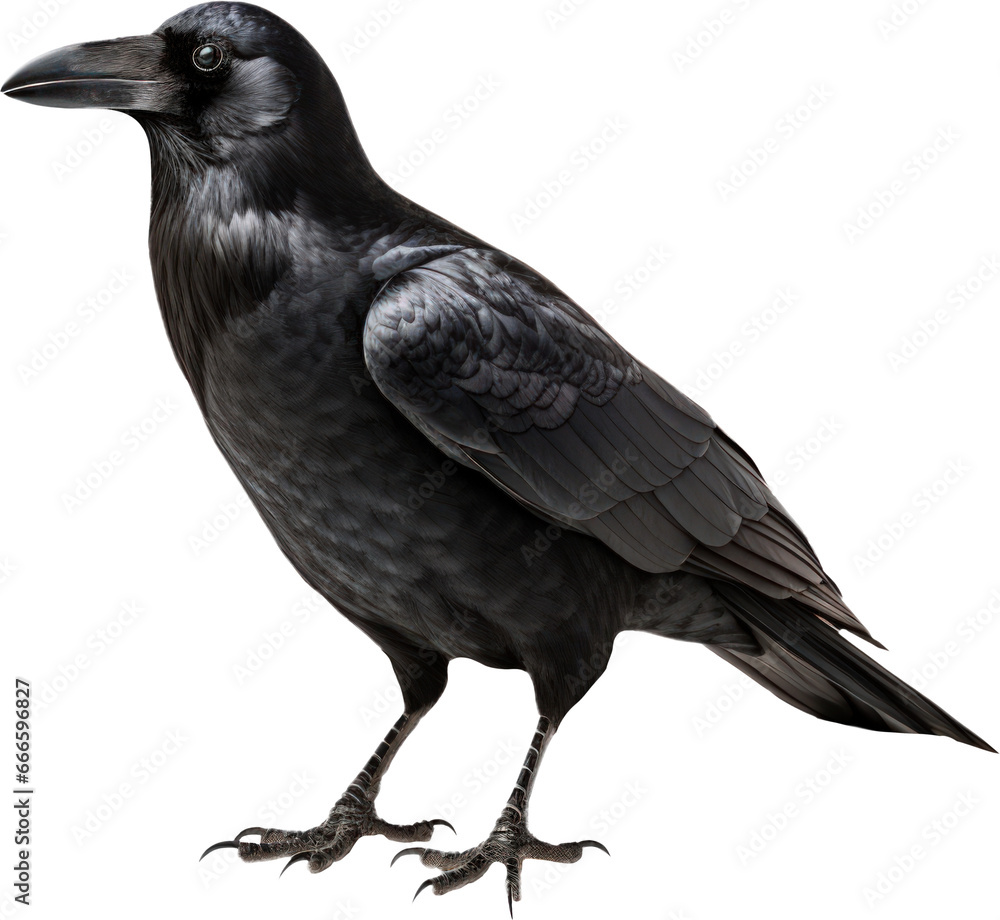 Naklejka premium crow transparent background PNG clipart