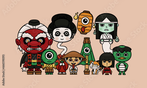 Yokai Japanese Ghost Halloween Costume