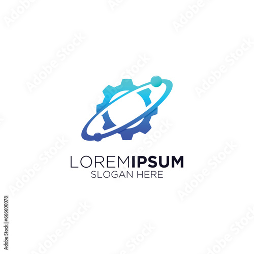 quantum chemistry logo design