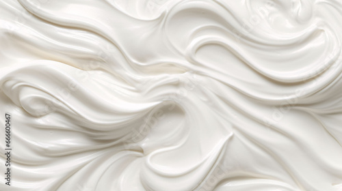 sour cream background. sour cream texture. top view 