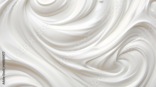 sour cream background. sour cream texture. top view 