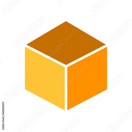 Box line icon. Delivery, courier, international transport, mail, van, moving to a new home. Vector color icon on white background for business and advertising