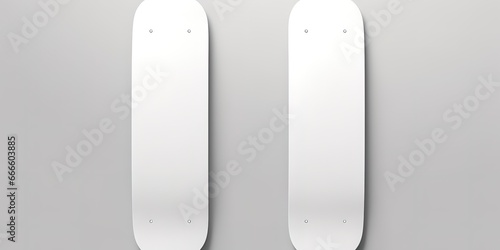 snowboard design. blank white isolated front side view photo