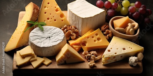 various cheese flavors.