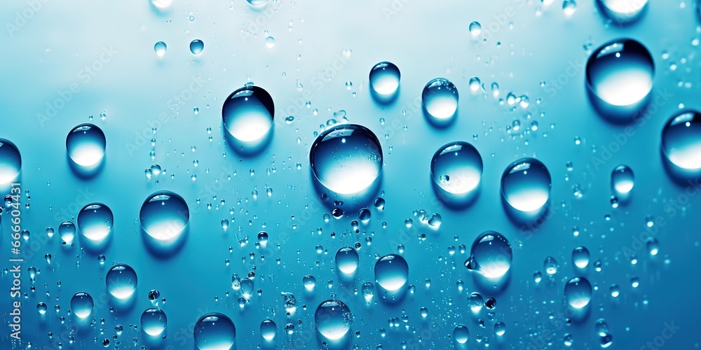 Close Up Water Drops Captivating Background And Texture