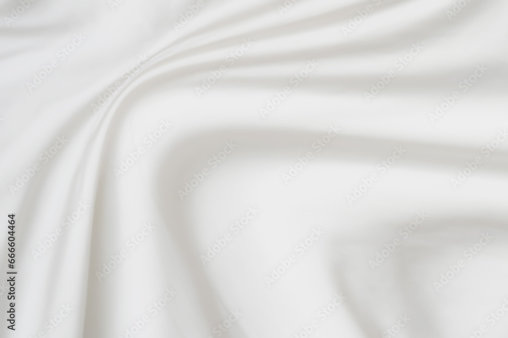 White satin fabric for abstract background
