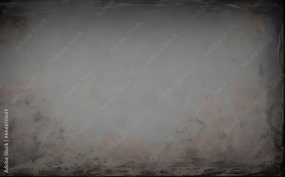 Black grunge background, modern wall texture, scratches, abrasions, old retro grunge style, suitable for Halloween projects, Generative AI