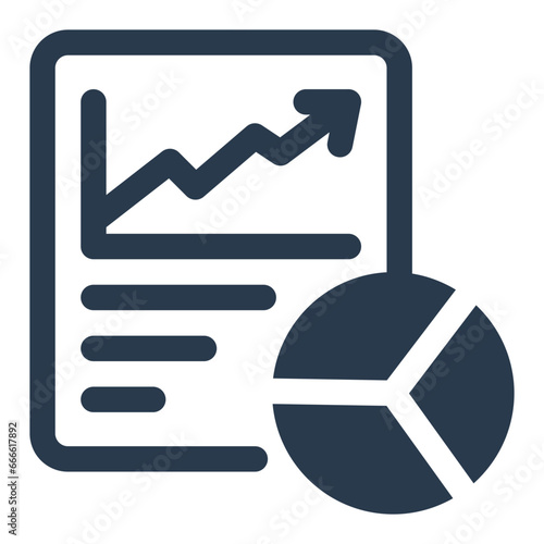 Detailed Business Report Analysis Icon