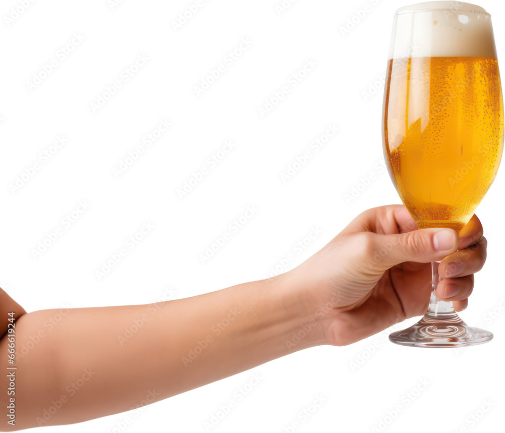 Hand holding glass of beer, lager, alcohol, mug, IPA Beer, beverage, ale, PNG, Transparent, isolate. Hand holding glass of beer, lager, alcohol, mug, IPA Beer, beverage, ale, PNG, Transparent, isolate.