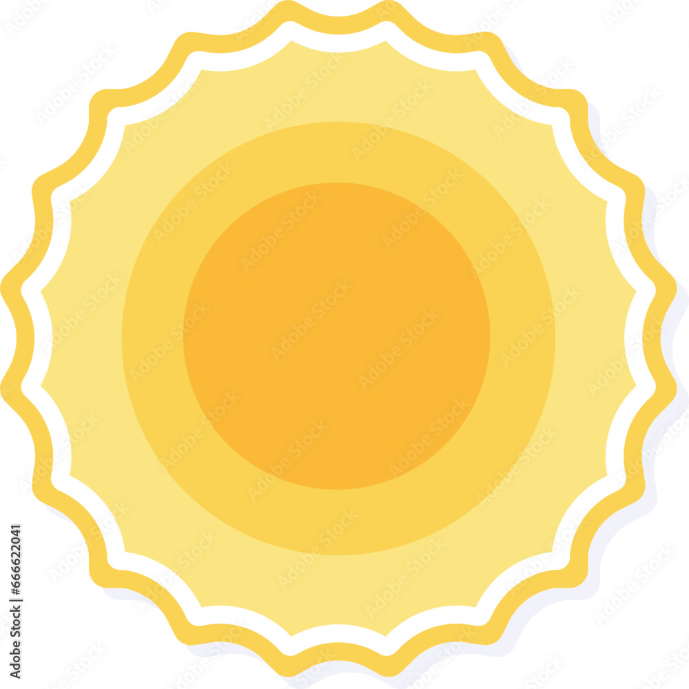 Vector Icon Sun, Weather, Nature, Day, Sunny, Warm Vector Icon Sun, Weather, Nature, Day, Sunny, Warm