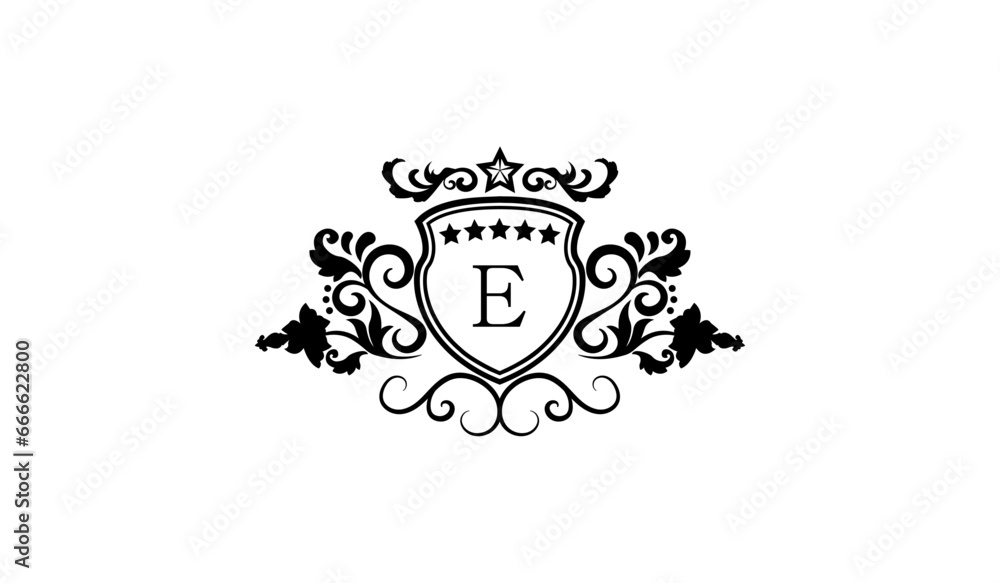 Luxury Elegant Logo E Luxury Elegant Logo E