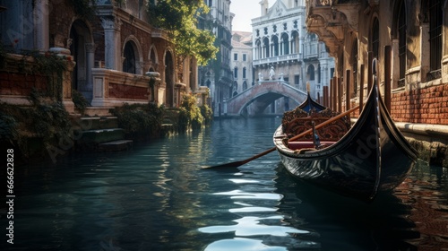 gondola in venice ai generated