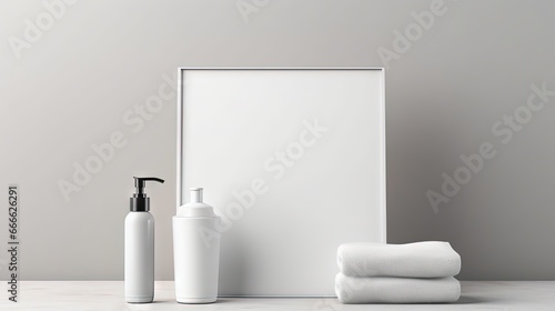 Empty label tube mirror tow...