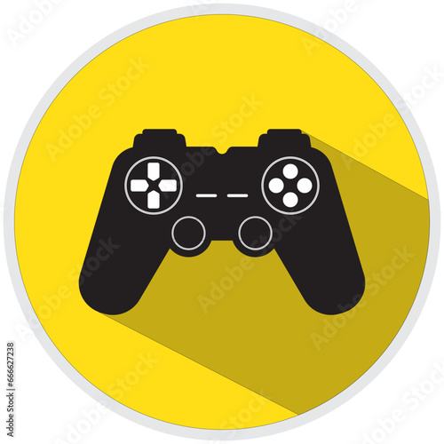 Joystick Controller Icon Illustration